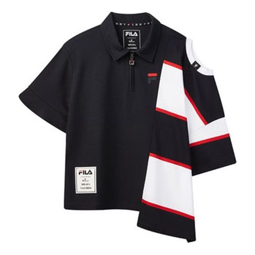 (WMNS) FILA x MIHARA POLO Short Sleeve Navy Blue F71W038104F-NV