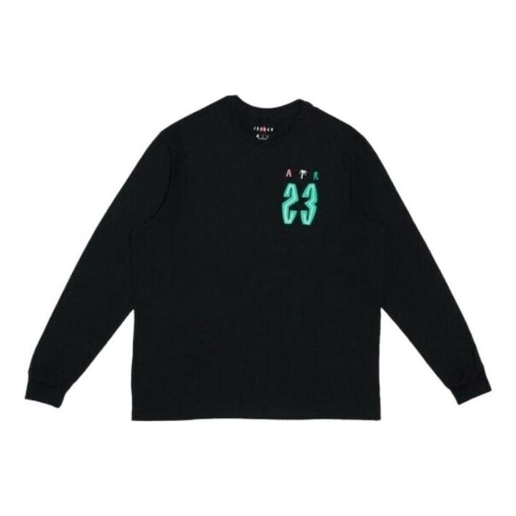 Air Jordan Miami 305 South Beach Long Sleeve Shirt 'Black' DB9350-010