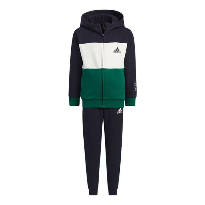 (PS) adidas LK CB Suits Asia Sizing 'Green Black White' IN6545