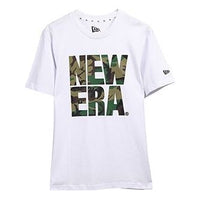 New Era Camouflage Round Neck Cozy Short Sleeve Hip Hop White 11587937