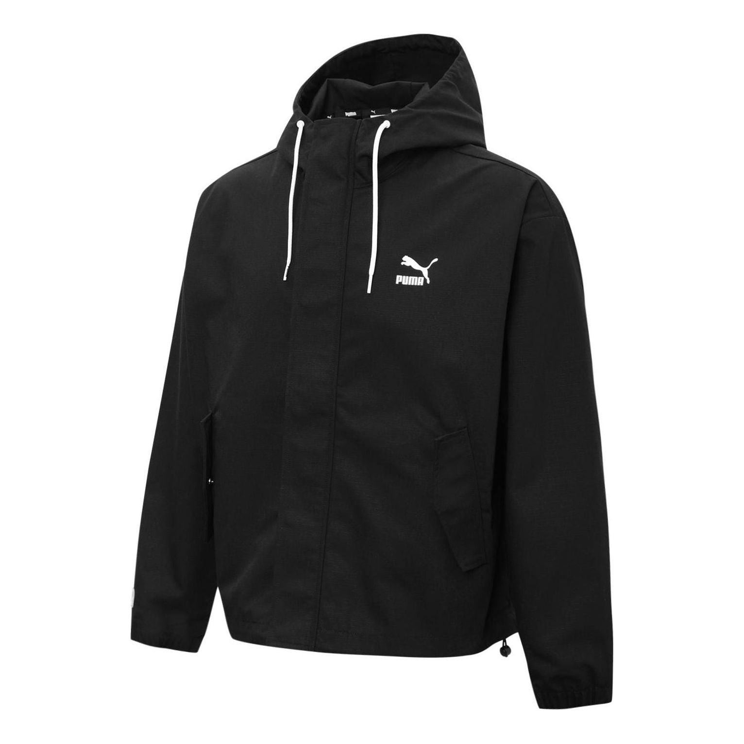 PUMA Windbreaker Hoodied Jacket 'Black' 537523-01