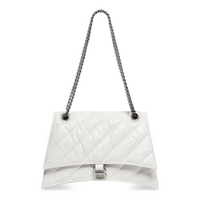 (WMNS) Balenciaga Crush Medium Chain Bag Quilted 'Optic White' 716393210J09001