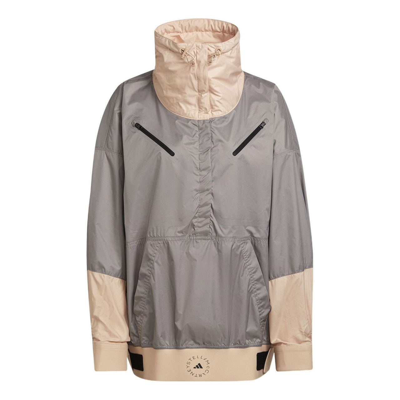 (WMNS) adidas by Stella McCartney Half Zip Jacket Asia Sizing 'Grey' GT9453