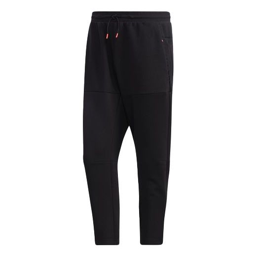 adidas Casual Training Sports Knit Long Pants Black GF4009