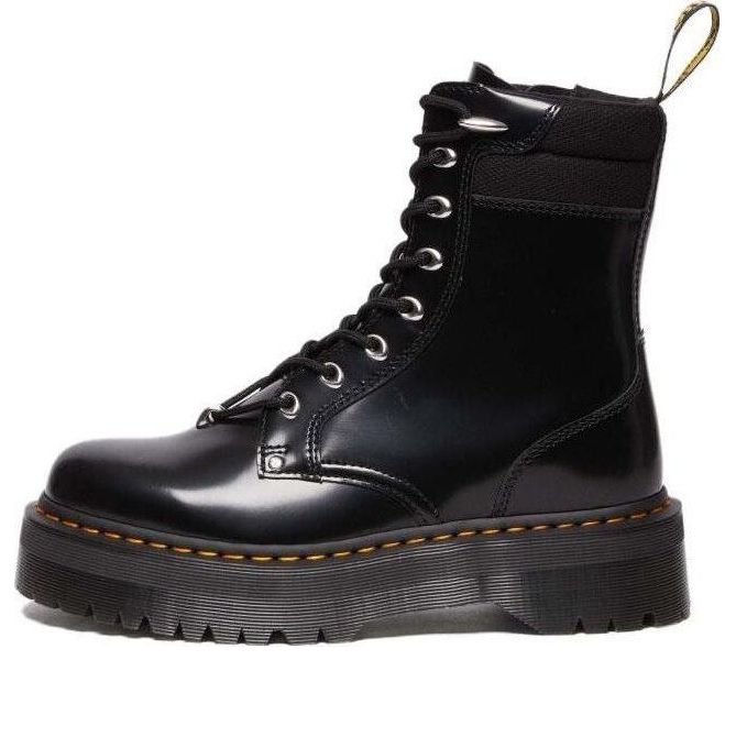 Dr.Martens Jadon II Boot Hardware Buttero Leather Platforms Boots 'Black' 30932001