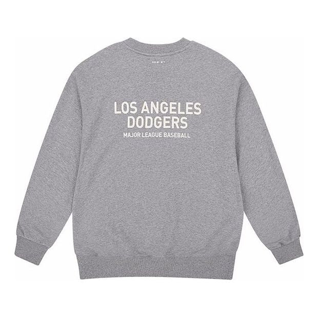 MLB Unisex New York Yankees Printing Logo Round-neck Sweatshirt Gray 31MT21941-07M