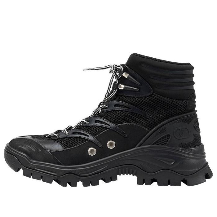 Gucci Lace Up Boot 'Black' 698779-2KD20-1000