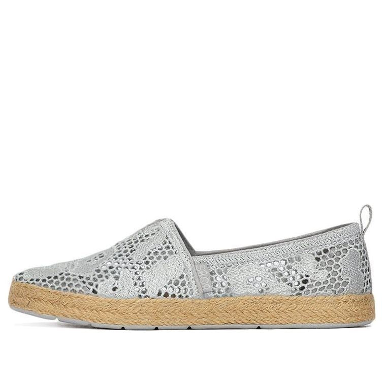 (WMNS) Skechers Bob's Slip-On Shoes Grey 66666096-LTGY