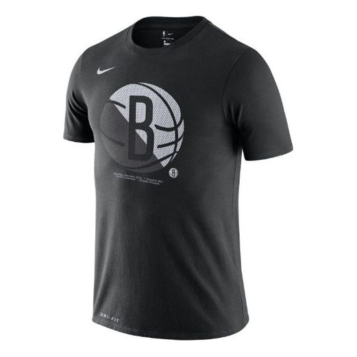 Nike NBA Dri-FIT Short Sleeve Brooklyn Nets Black AT0398-010