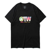 Men's Vans Asian Artist Crossover Series Printing Short Sleeve Black VN0A4P5MBLK