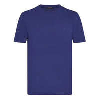 Men's LOUIS VUITTON FW21 Chest Embroidered Round Neck Short Sleeve Blue 1A8WLE