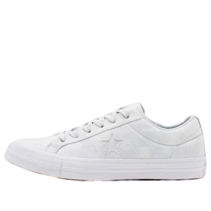 Converse One Star Low Tops Retro Skateboarding Shoes Unisex Light Blue 159710C