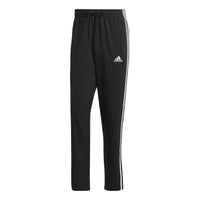 adidas AEROREADY Essentials Stanford Open Hem Embroidered Small Logo Pants 'Black' IC9415