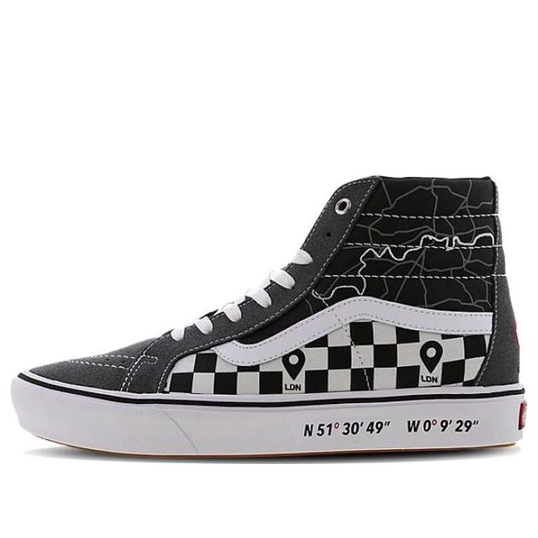 Vans Comfycush SK8-Hi London Plaid Black/White VN0A3WMCSWZ