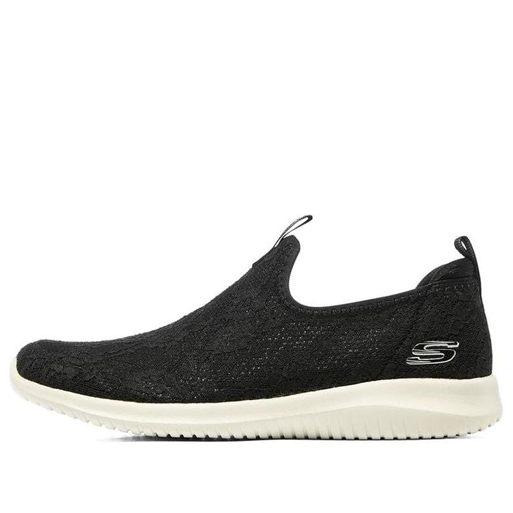 (WMNS) Skechers Ultra Flex 'Black White' 149436-BKW