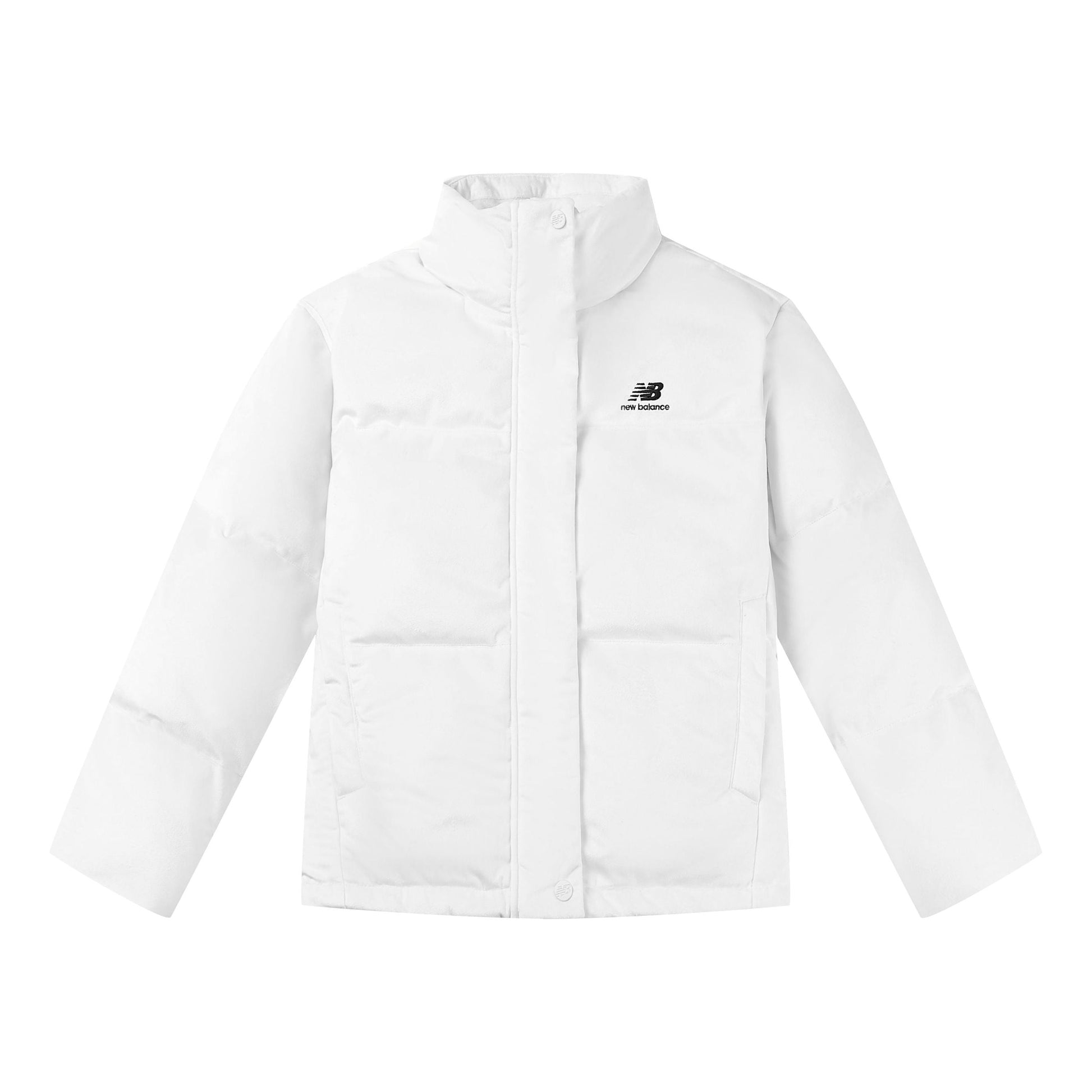(WMNS) New Balance Classic Puffer Jacket Asia Sizing 'White' 5PC44182-IV