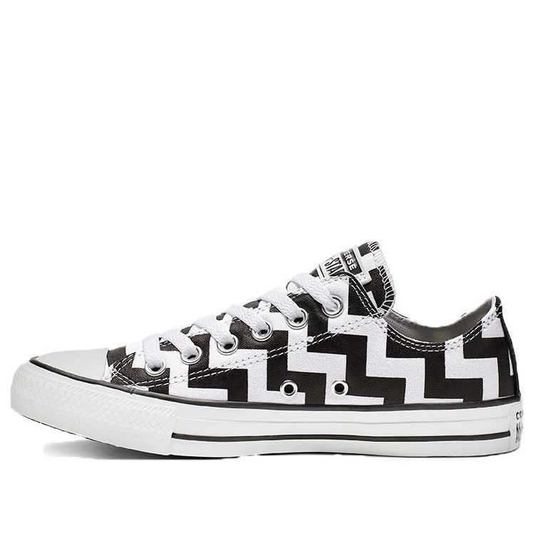 (WMNS) Converse Chuck Taylor All Star Low Top Canvas Black White Stripe 'Black White' 565438C