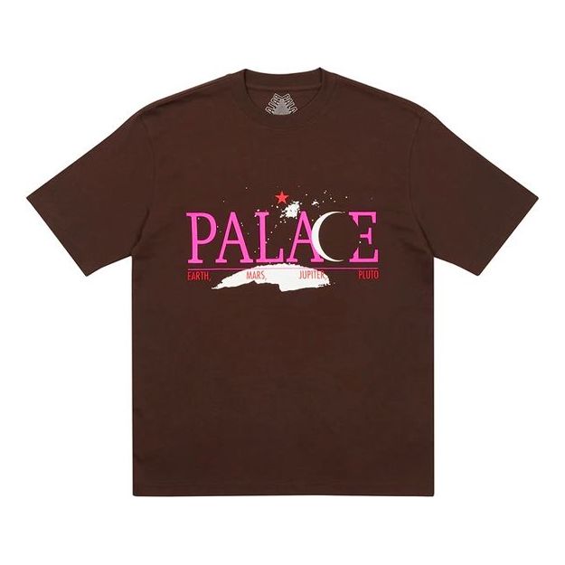 PALACE Outer Space Brown Alphabet Logo Short Sleeve Unisex P20TS065