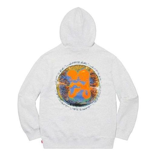 Supreme Embryo Hooded Sweatshirt 'Grey Orange' SUP-SS20-698