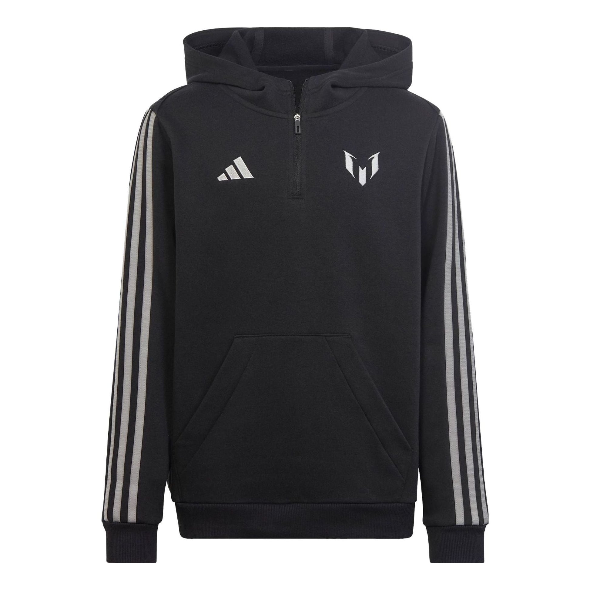 (GS) adidas Messi Sweat Hoodie 'Black White' HR4347