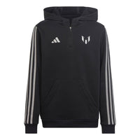 (GS) adidas Messi Sweat Hoodie 'Black White' HR4347