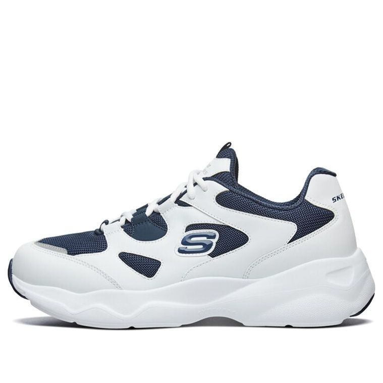 Skechers D'lites Low-Top Running Shoes White/Blue 999235-WNV
