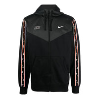 Nike Sportswear Repeat Full-Zip Hoodie 'Black' DX2025-010