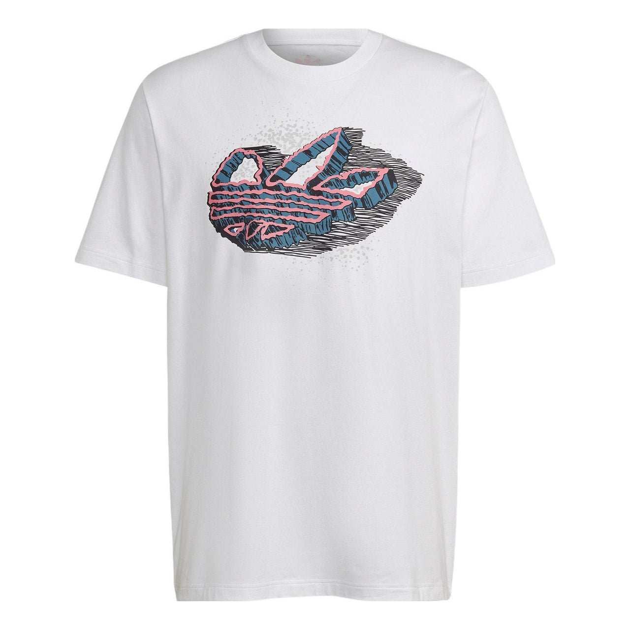 adidas originals Rekive Speed Trefoil Graphic T-shirt 'White' HK7334