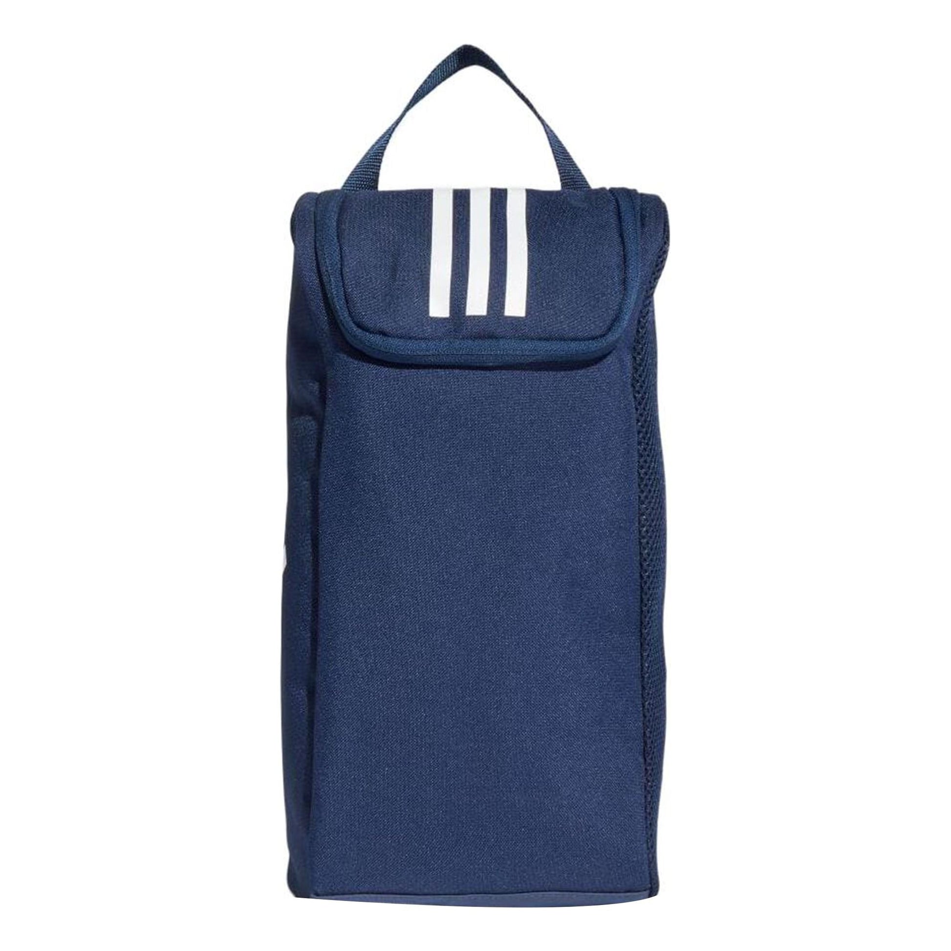 adidas Recycled Polyester Alphabet Printing Zipper Blue Handbag GH7245