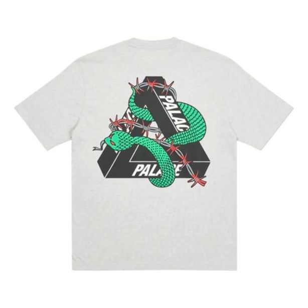 PALACE Hesh Mit Fresh Logo Short Sleeve Unisex Gray PAL-FW20-03