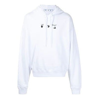 Off-White FW21 Logo Printing Long Sleeves Loose Fit White OMBB073S21FLE0010110
