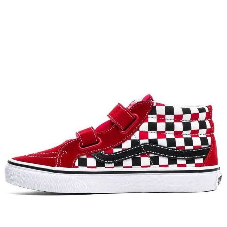 (PS) Vans Sk8-Mid Reissue V 'Checkerboard - Racing Red' VN0A38HHT4T