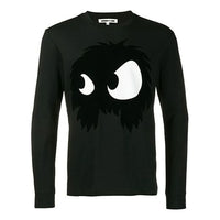 McQ Alexander McQueen Small Monster Printing Long Sleeves Unisex Black 462463-RKH52-1068