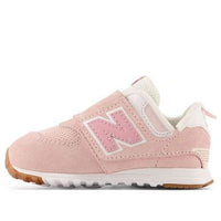 (TD) New Balance 574 NewB Hook & Loop 'NB Athletics  Crystal Pink' NW574CH1