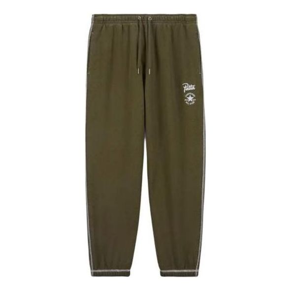 Converse x Patta Gold Standard Pants Asia Sizing 'Utility Green Heather' 10026930-316