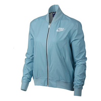 (WMNS) Nike Windproof Stand Collar Jacket Blue 885376-452