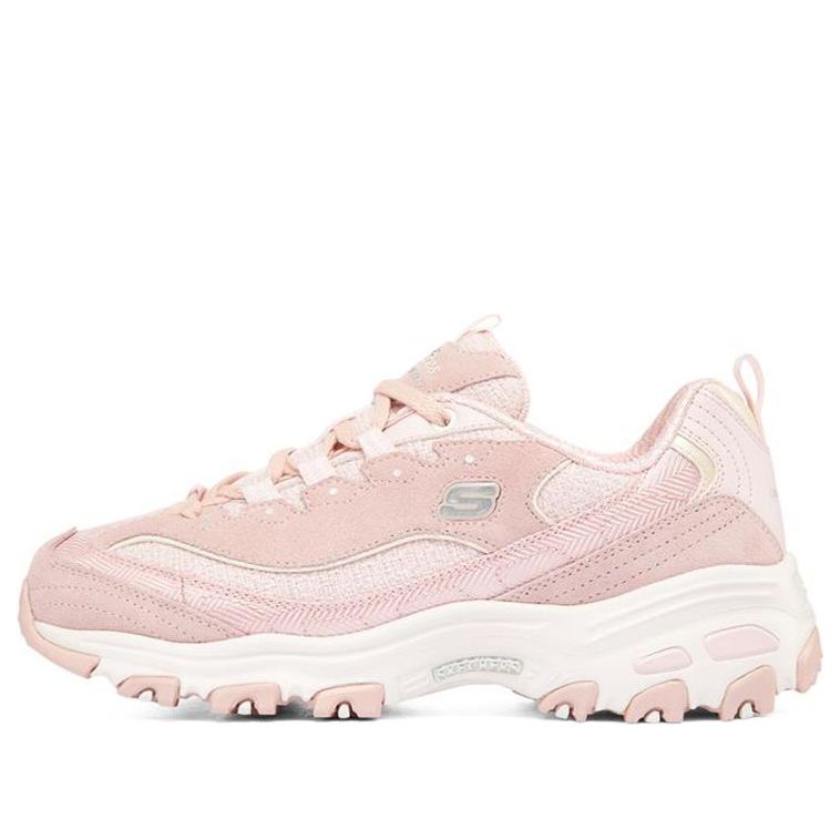 (WMNS) Skechers D'Lites 1.0 'Pink White' 149911-LTPK