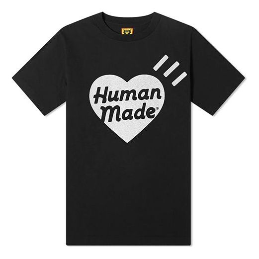 HUMAN MADE Chest Large Love Alphabet Printing Short Sleeve Unisex Black HM19TE020-BLK