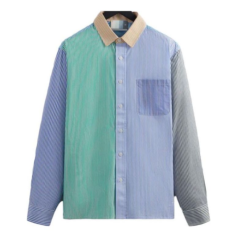 KITH Striped Berkeley Button Down Shirt 'Prestige' KHM030909-425