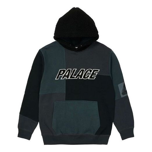 PALACE Splicing polar fleece Unisex Black P20CS020