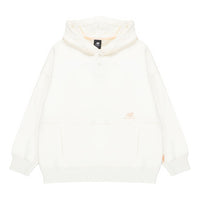 (WMNS) New Balance Classic Lifestyle Plain Hoodie Asia Sizing 'White' AWT23322-CIC