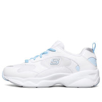 (WMNS) Skechers D'Lites Daddy Shoes White/Blue 88888401-WLB