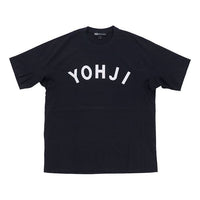 Y-3 U YOHJI LETTERS SS TEE Alphabet Printing Short Sleeve Unisex Black FJ0327