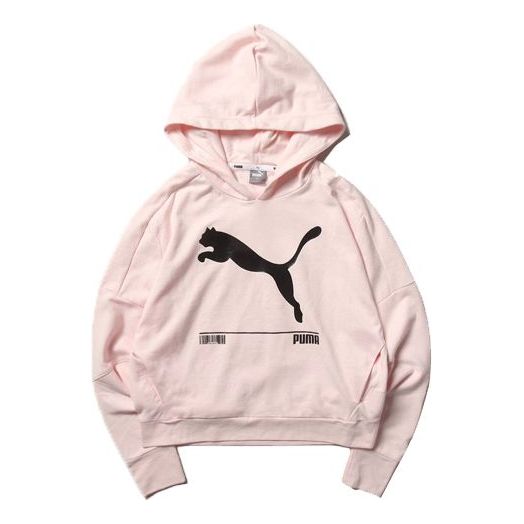 (WMNS) PUMA Casual Sports Breathable Hoodie Pink Red 582780-17