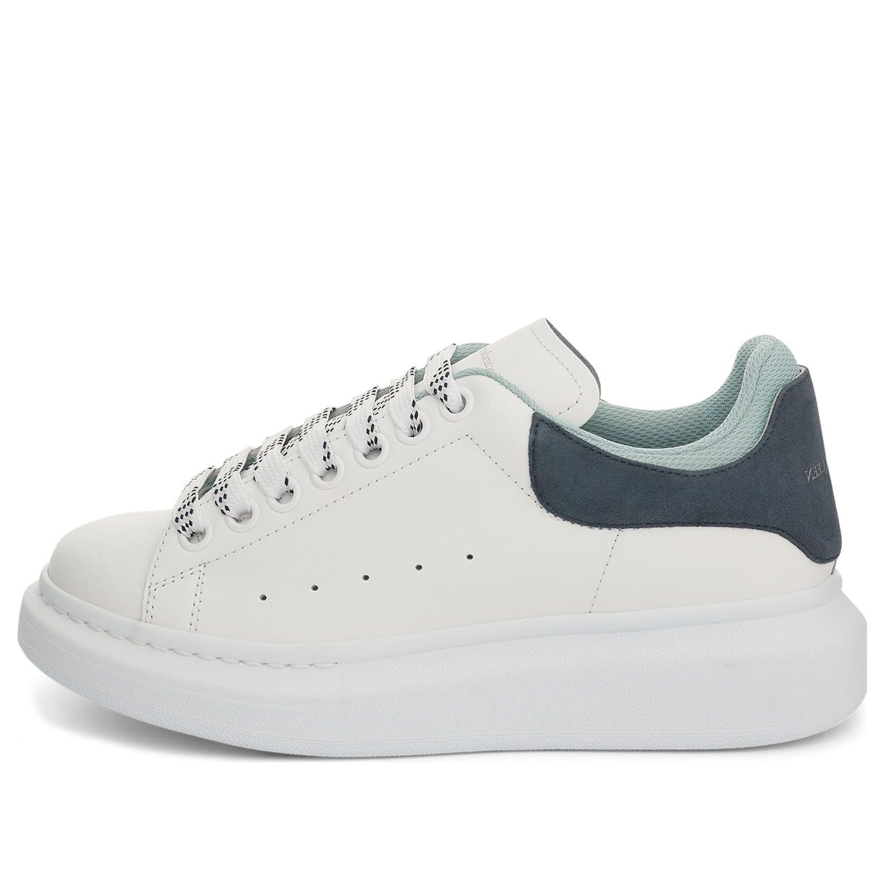 (WMNS) Alexander McQueen Oversized Sneakers 'White Anthracite Mint' 697103WIBNH9890