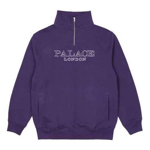 Palace 1/4 Zip Funnel 'Purple' P23CS081