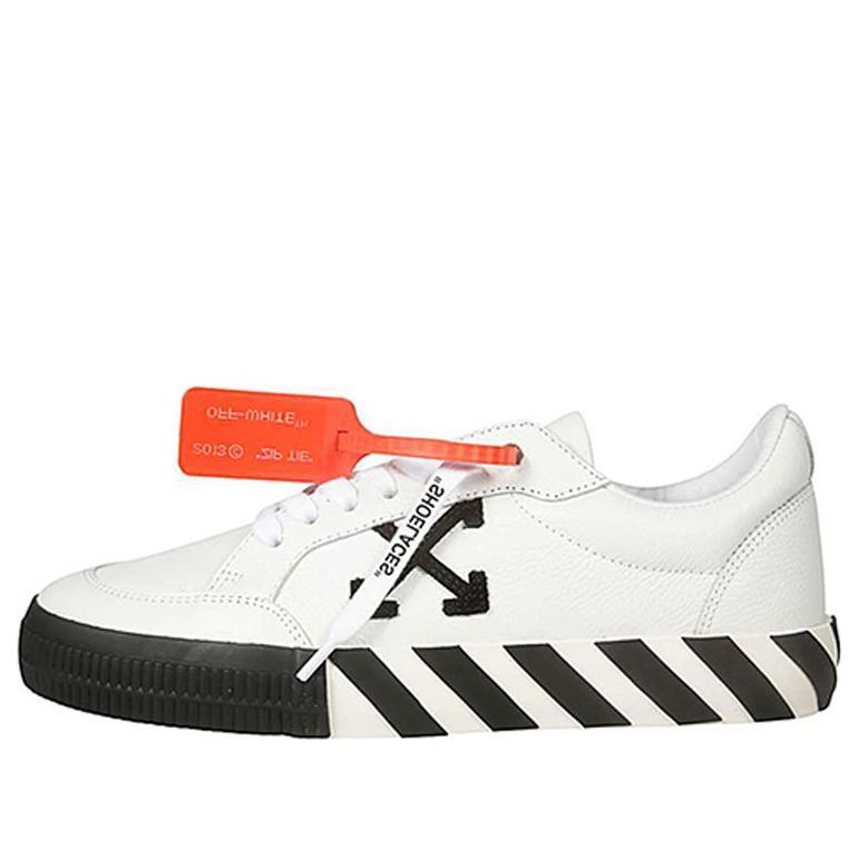 Off-White Vulcanized Low 'White Black' OMIA085F19D680010110