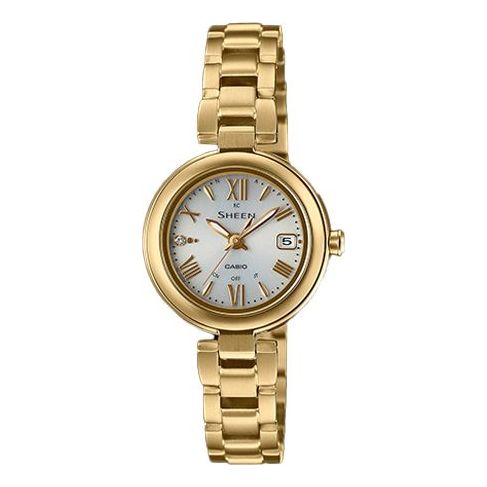 Casio Sheen Minimalistic Elegant Analog Watch 'Gold White' SHW-7100TG-7AJF
