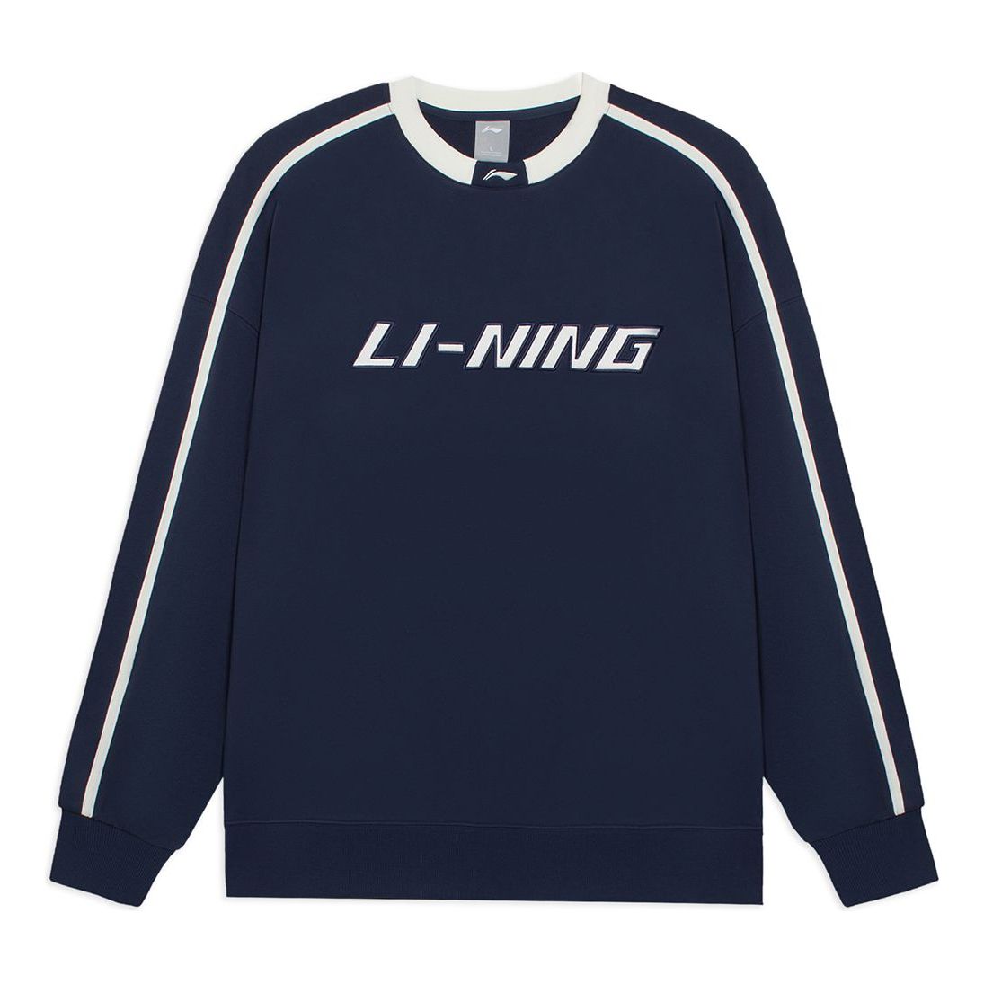 Li-Ning Striped Graphic Sweatshirt 'Navy' AWDRD50-8