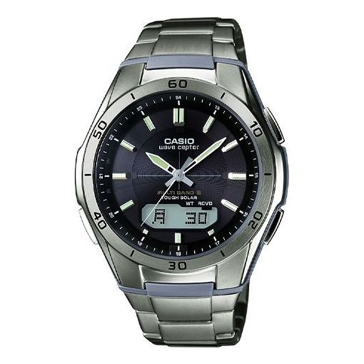 Casio Fashion Business Stylish Analog-Digital Watch 'Crystal Silver Black' WVA-M640TD-1AER